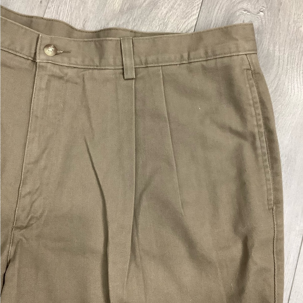 Men's Savane 40 XL Shorts Toffee Pleated Chino Khakis 4 Pockets Golf Cotton NWT - Picture 6 of 8